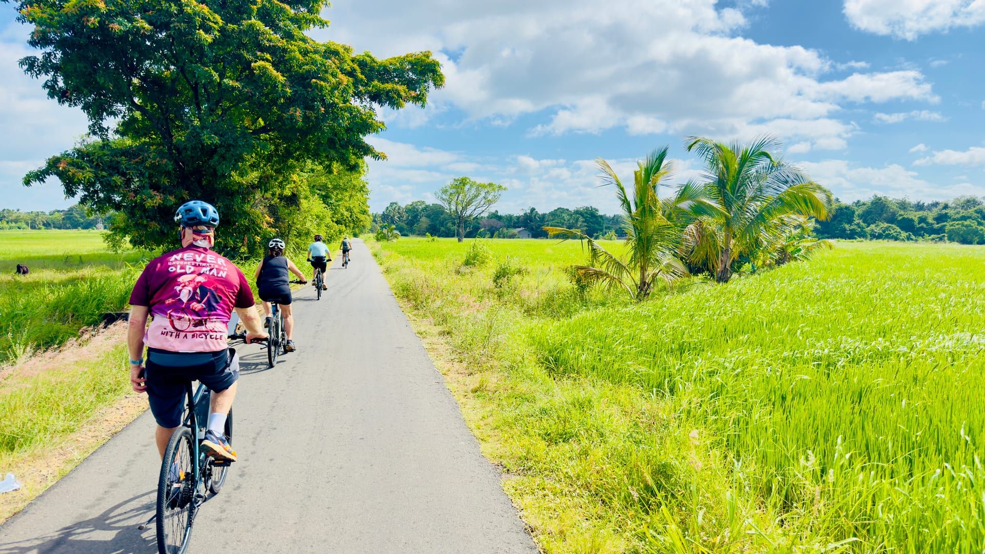 We're Cyclists Who Call Sri Lanka Home.